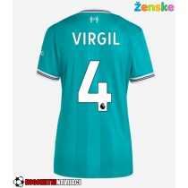 Ženske Nogometnih dresov Liverpool Virgil van Dijk #4 Tretji 2025-26 Kratki rokavi